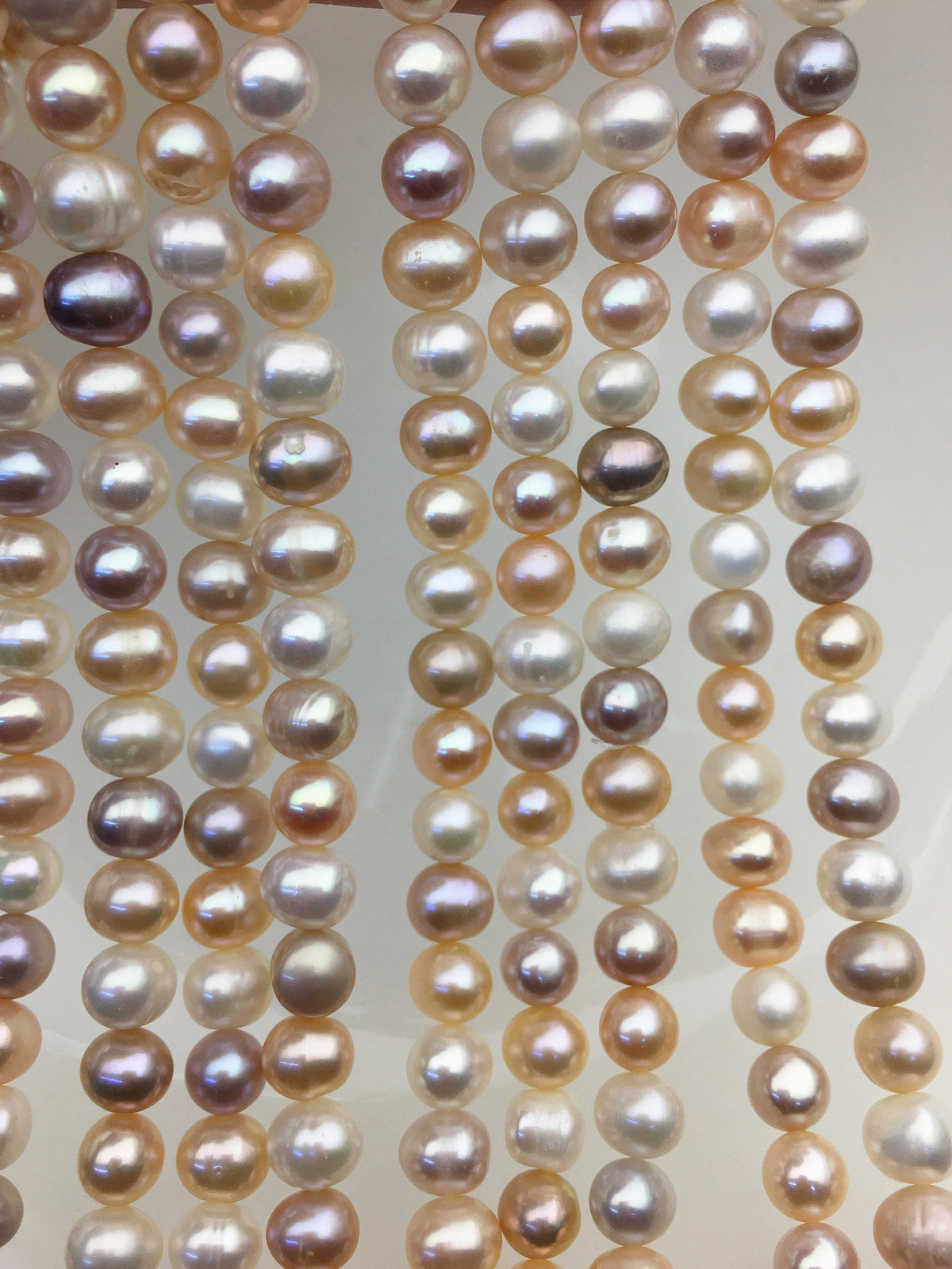 AA+ 6.3-7.2mm misc color potato freshwater pearls, loose pearls,beading supplies,CR7-2A-1