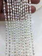 AA 3.5-4mm white nugget seed pearls,irregular nugget freshwater pearl strand,cheap price,pearl factory china,LM3-2A-1