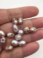 13pcs AAA 8mm puprle HandMade Carved Skull Freshwater Pearl Beads For necklace pendant,CAC-T7