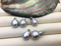 1pc AA+ 11-13mm Big Gray Drop freshwater Pearl pendant,sterling silver,NC1-T52