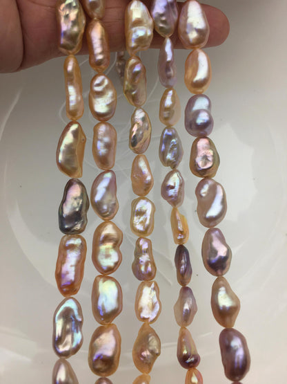 AAA 8-10mm natural pink purple long keshi Freshwater Pearl,DIY Loose Freshwater Pearl,ZS-200-121-15