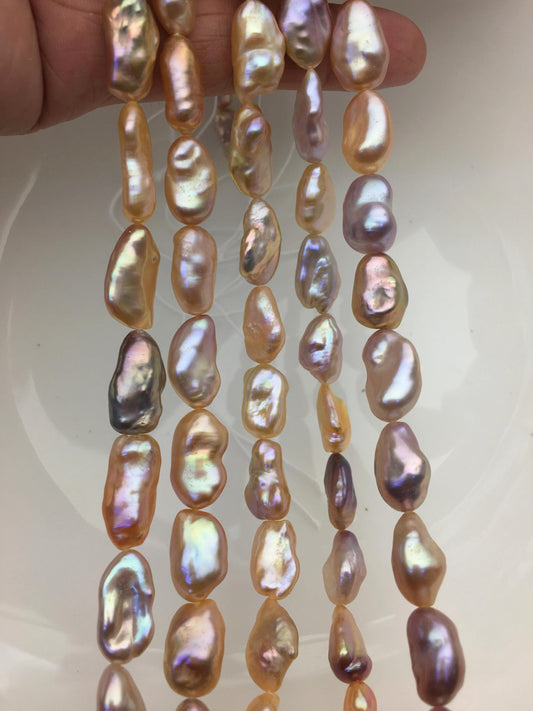 AAA 8-10mm natural pink purple long keshi Freshwater Pearl,DIY Loose Freshwater Pearl,ZS-200-121-15