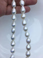 AA+ 9-11mm white rice freshwater pearls,Christmas,Valentine's Day gift,for pearl necklace,Love,Happiness,LR10-T7