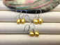 2 pairs AAA 6.5-7mm yellow freshwater pearl dangle earrings,S925 Sterling Silver pearl earrings,SE3-T56