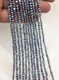 AAA 2-3mm black blue nugget seed pearls, irregular nugget freshwater pearl strand, cheap price, pearl factory china, LM2-3A-4