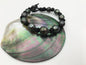 Real Green Tahitian pearl bracelet, High Luster pearl, Pearl Leather bracelet, Taitian pearl bracelet, Black Leather Pearl bracelet, Le10-005