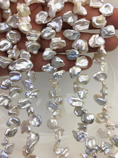 AAA 9-11mm White Keshi Freshwater Pearls,keshi pearl strands,ZS-129-7