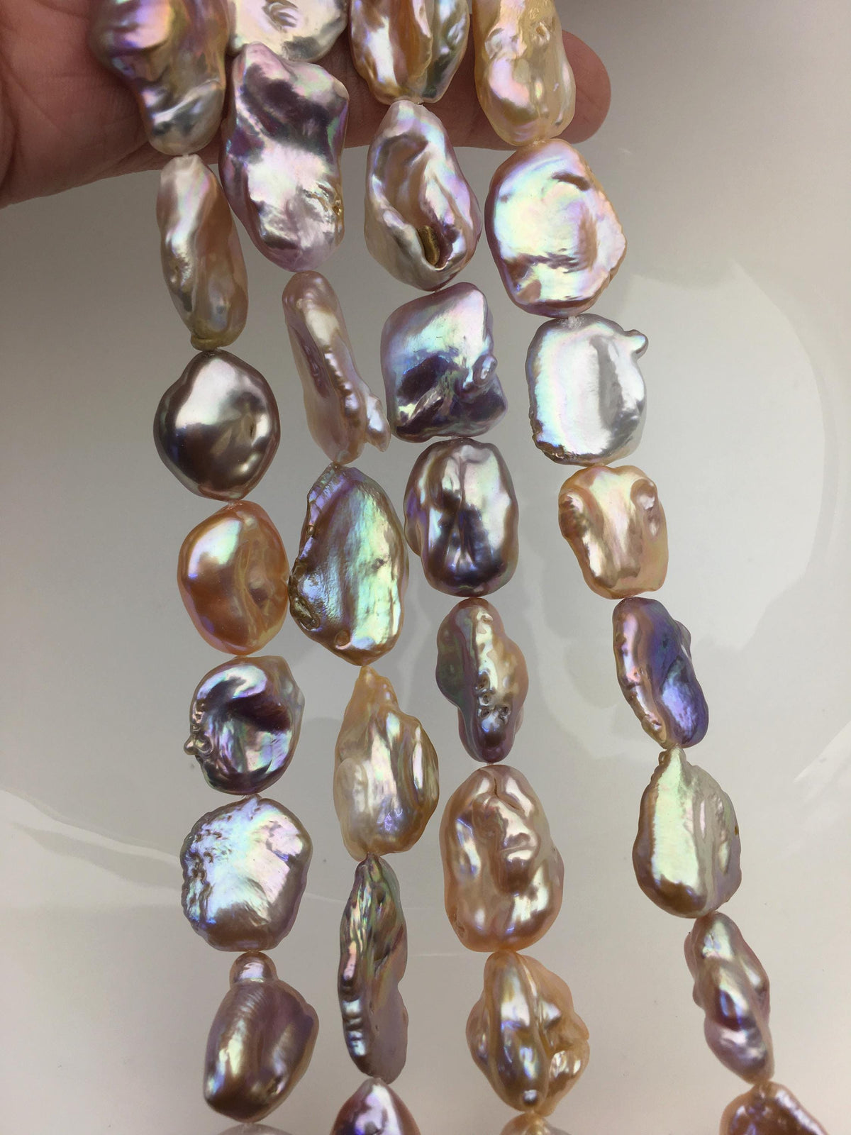 AA+ 13-15mm natural pink purple keshi Freshwater Pearl, DIY Loose Freshwater Pearl, wholesale price, china wholesale pearl, ZS-200-121-5