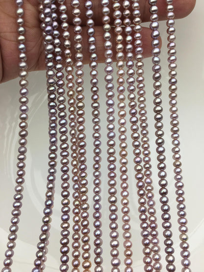 AAA 3.5-4mm deep purple potato freshwater pearls,seed lavender pearl,diy pearl,CR3-3A-5