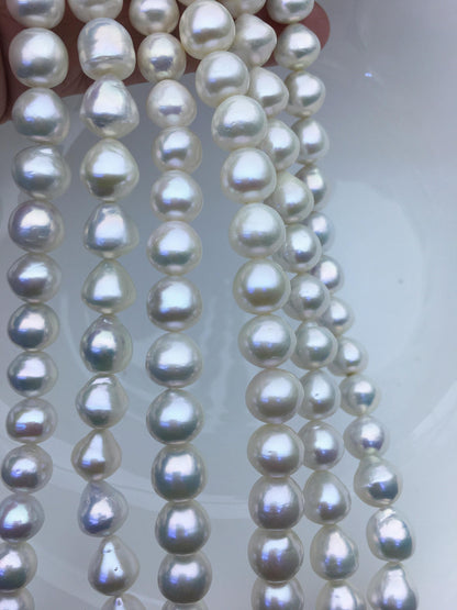 AA+ 9-11mm white button round Edison Freshwater Pearl,ED12-2A-5-58