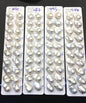 1 pair AAA 14-17x20-25mm White Flameball Pearl Pairs - 0.9mm top half hole - large Baroque freshwater pearl pairs, FL15-3A-8-36