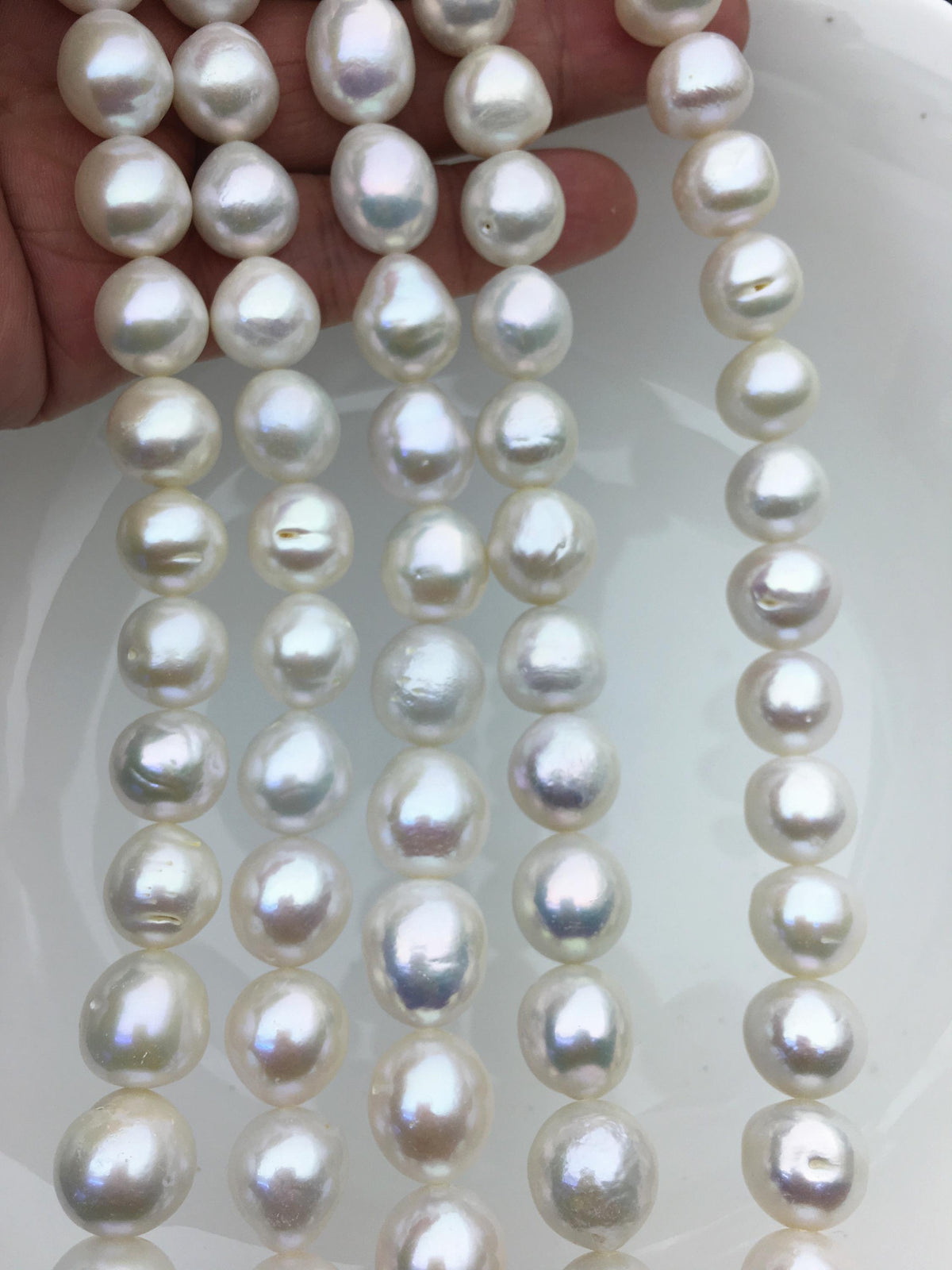 AA+ 12-14mm white big drop Edison Freshwater Pearl,ED12-2A-5-13