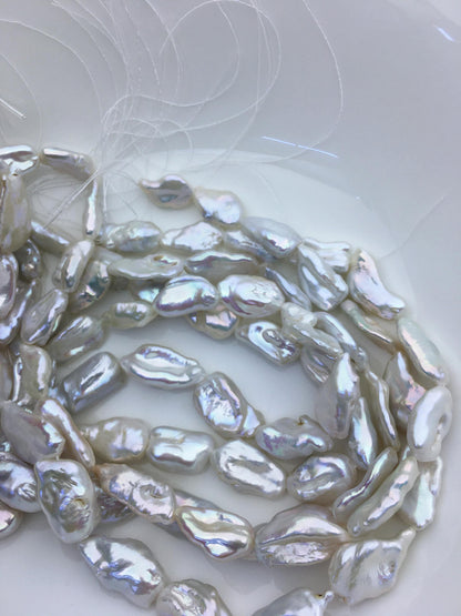 AA+ 11-13mm AA+ white keshi Freshwater Pearl,ZS-200-98