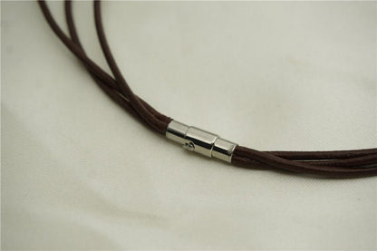 3pcs 2/3/4/6/8mm hole size stainless steel magent clasp, round leather cord bracelet necklace clasp, bracelet clasp, AAL-006