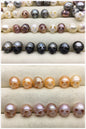 50% OFF 1pc AAA White/Pink/Purple/Gray/Black 7-11mm HandMade Carved Skull Freshwater Pearl Beads For necklace pendant earrings, CAC-006