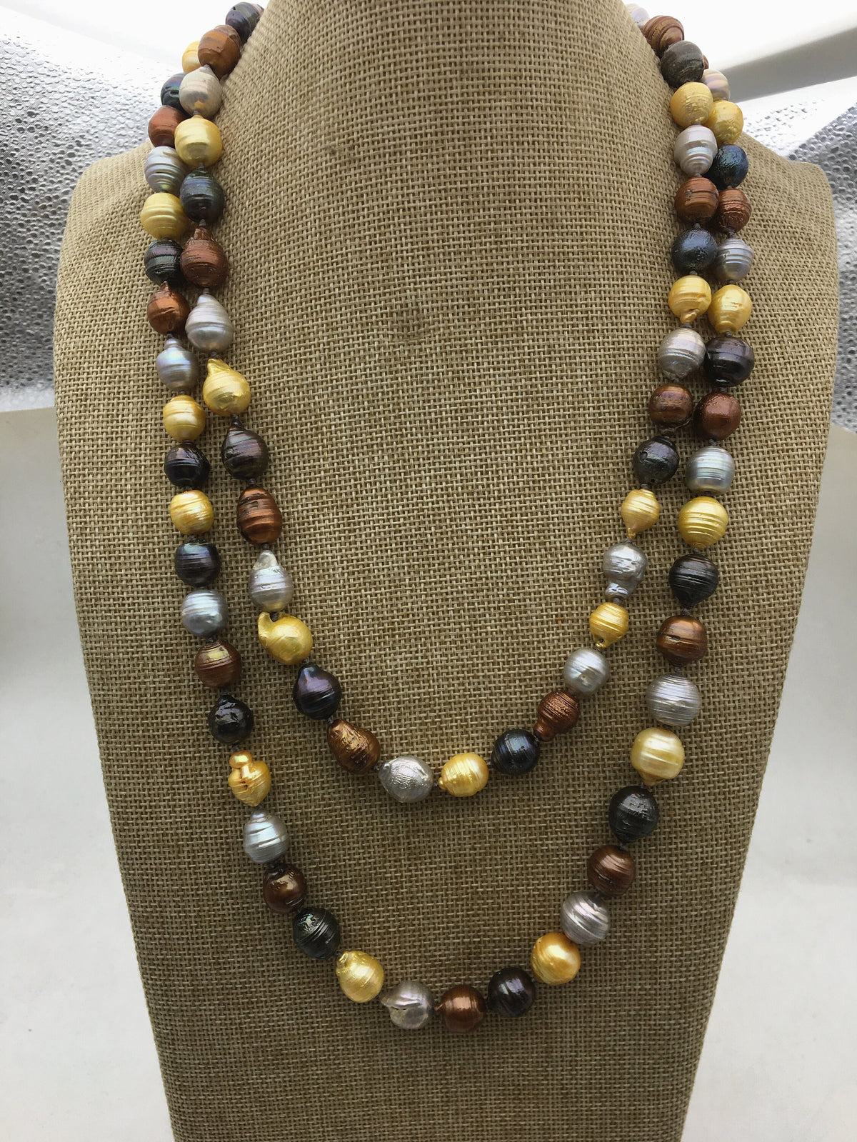 51'' AA 10-13mm misc color Drop Nuclear pearl Necklace,Wedding Necklace, Love, Mothers Day,Happiness,wholesale,NPN1-139