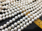 AA 11.3-12.2mm White Big Potato freshwater pearls, White freshwater pearl, pearl strand, big hole pearls, pearls for leather, CR12-2A-1