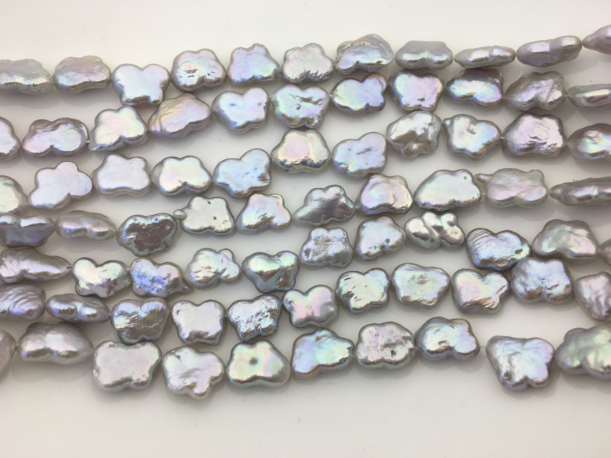 AAA 10-11mm Gray Butterfly Pearl,Freshwater pearl Butterfly, for your design,Cultured Pearls Maggie Designs,ZS-119-17