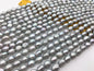 AAA 8.3-9.2mm gray nugget freshwater pearls, Irregular Beads for Pearl Necklace bracelet, gray baroque pearl strand, LM9-3A-31
