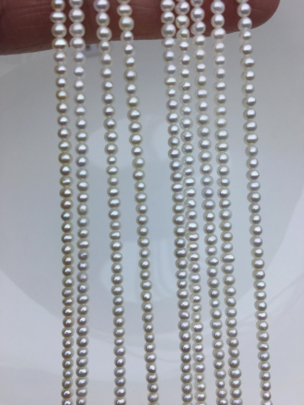 AAA 2.5-2.7mm white small potato seed freshwater pearls,Valentine's Day gift,for pearl necklace,CR2-3A-1