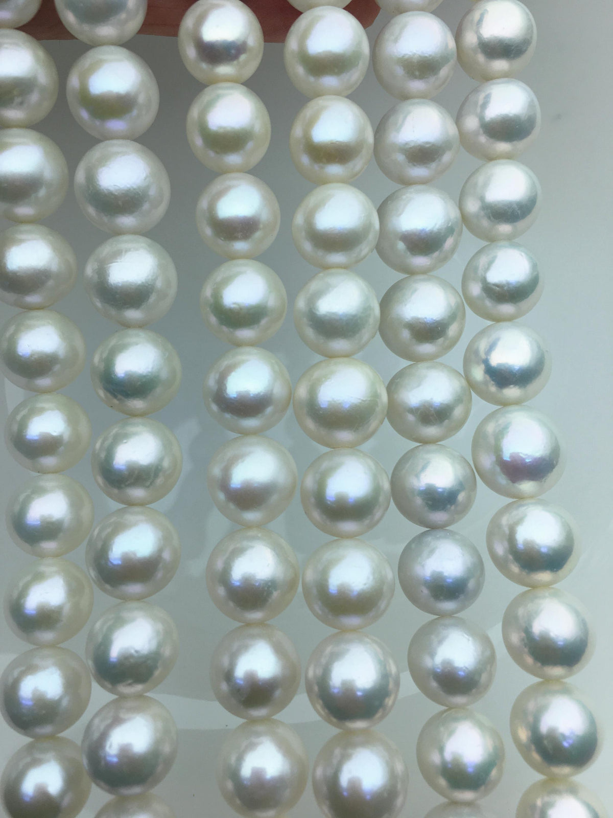 AAA 11-13mm white round freshwater pearls, loose pearl beads, round pearl string, pearl necklace DIY jewelry material, RP12-3A-7