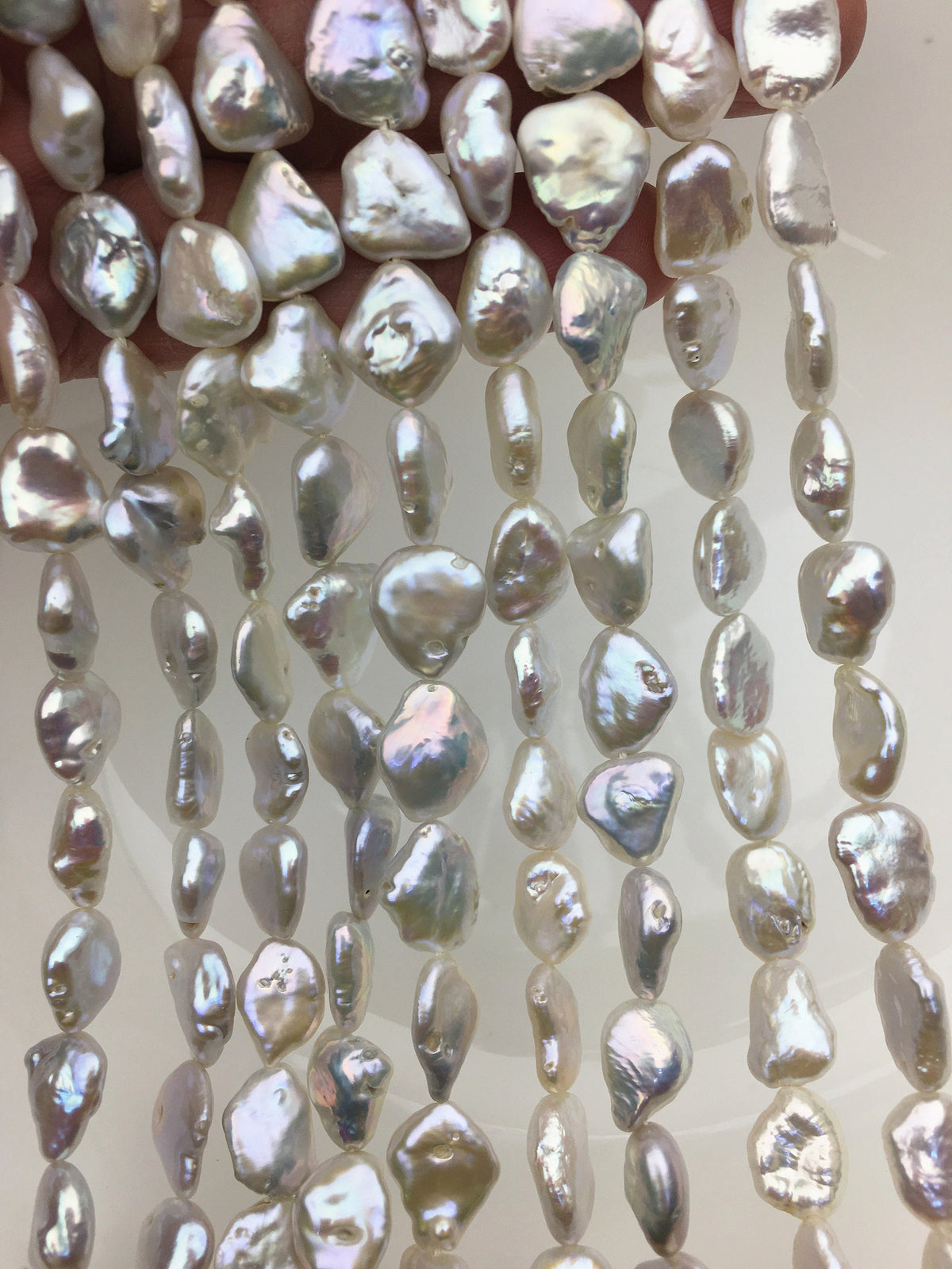 High Luster!AAA 8-11mm white keshi Freshwater Pearl,DIY Loose Freshwater Pearl,ZS-200-25