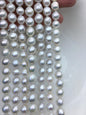 AA+ 8-10mm white baroque drop Edison Freshwater Pearl,ED10-2A-2-44