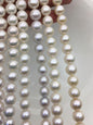 AA+ 11-13mm white round freshwater pearls, loose pearl beads, round pearl string, pearl necklace DIY jewelry material, RP11-2A-5