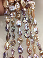 AAA 13-15mm natural mix color keshi Freshwater Pearl, DIY Loose Freshwater Pearl, wholesale price, china wholesale pearl, ZS-200-121-2