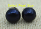 Select 4/5/6/7/8/9/10mm size Black Pearl Stud Earrings, Select Size, AAAA pearl earrings, Sterling Silver, classic pearl studs, SE1-017