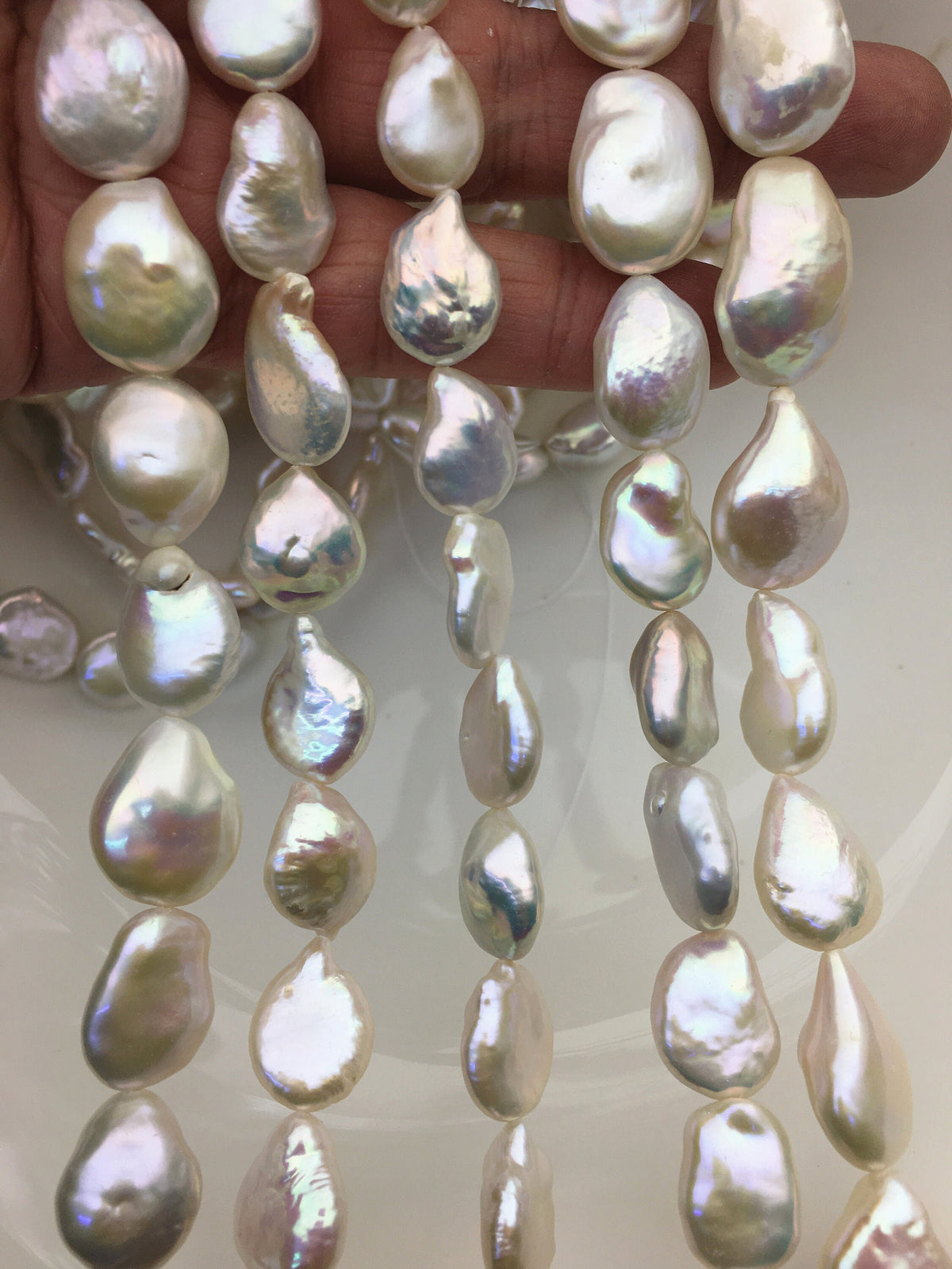 AAA 11.5-14mm White Drop Coin freshwater pearls,diy bead,flat round pearl bead,COIN12-3A-3-10