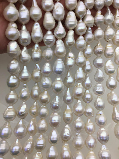 15.5'' AA 9-11mm white flame ball pearl,FL15-2A-5-69