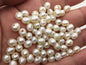 50pcs AA 6-6.5mm 1.6mm large hole white potato freshwater pearl, wholesale, fresh water loose pearl string wholesale in bulk, CR6-2A-1