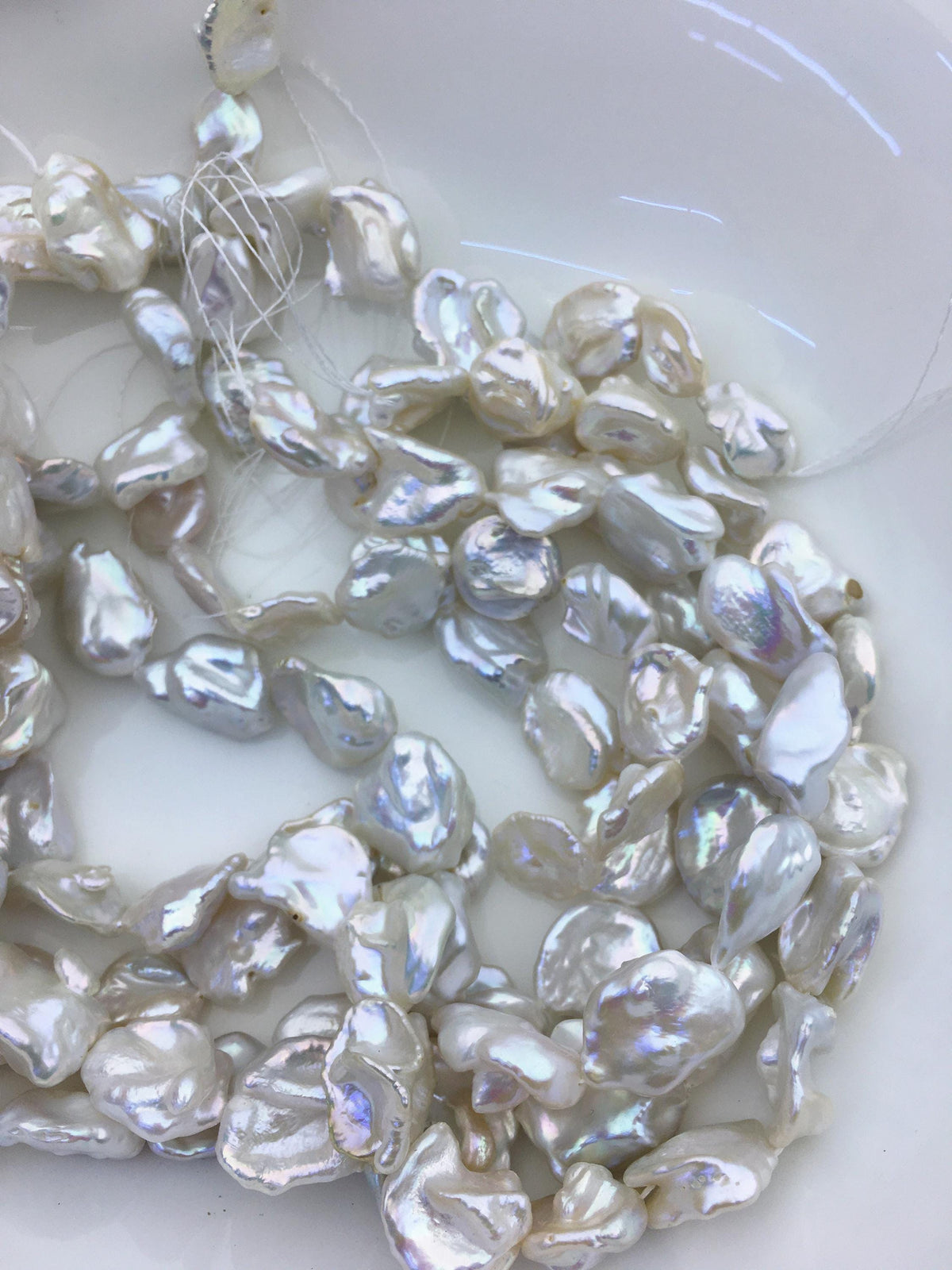 AA+ 14-17mm white keshi Freshwater Pearl,DIY Loose Freshwater Pearl,wholesale price,china wholesale pearl,ZS-200-88