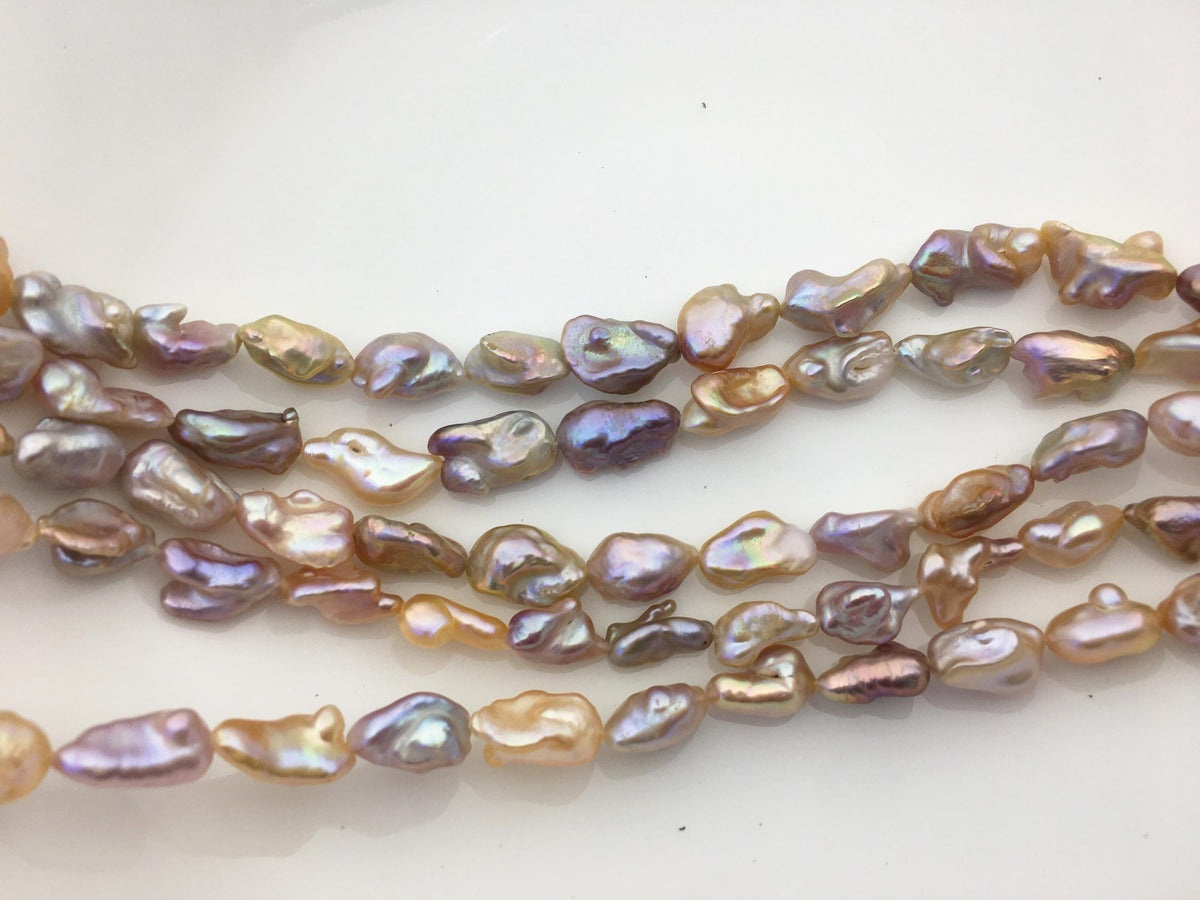 AAA 8-10mm natural pink purple long keshi Freshwater Pearl,DIY Loose Freshwater Pearl,ZS-200-121-12