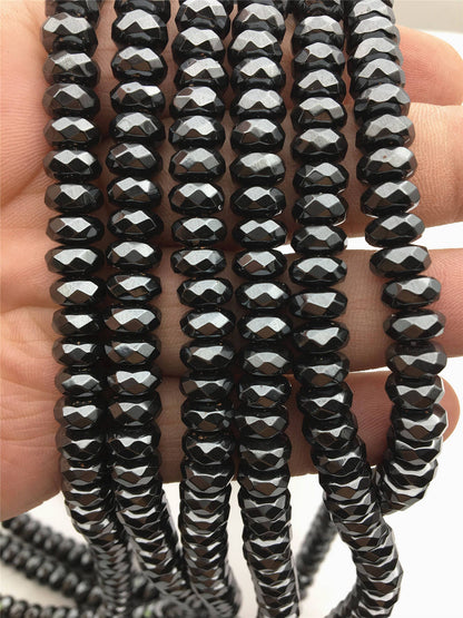 Hematite,4x8mm Rondelle Beads,AAA, 85pcs,15.5 inches,G50-B48-001