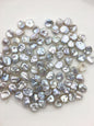 30pcs AAA 8-9mm White Thin Keshi freshwater pearls,baroque pearl,loose pearl beads,very high luster,ZS-127-10