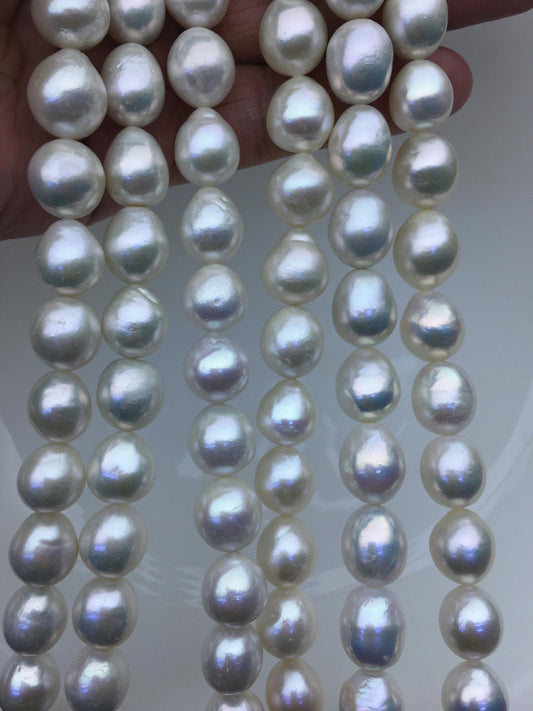AA+ 11-13mm White Teardrop Edison Freshwater Pearl,ED12-2A-5-15
