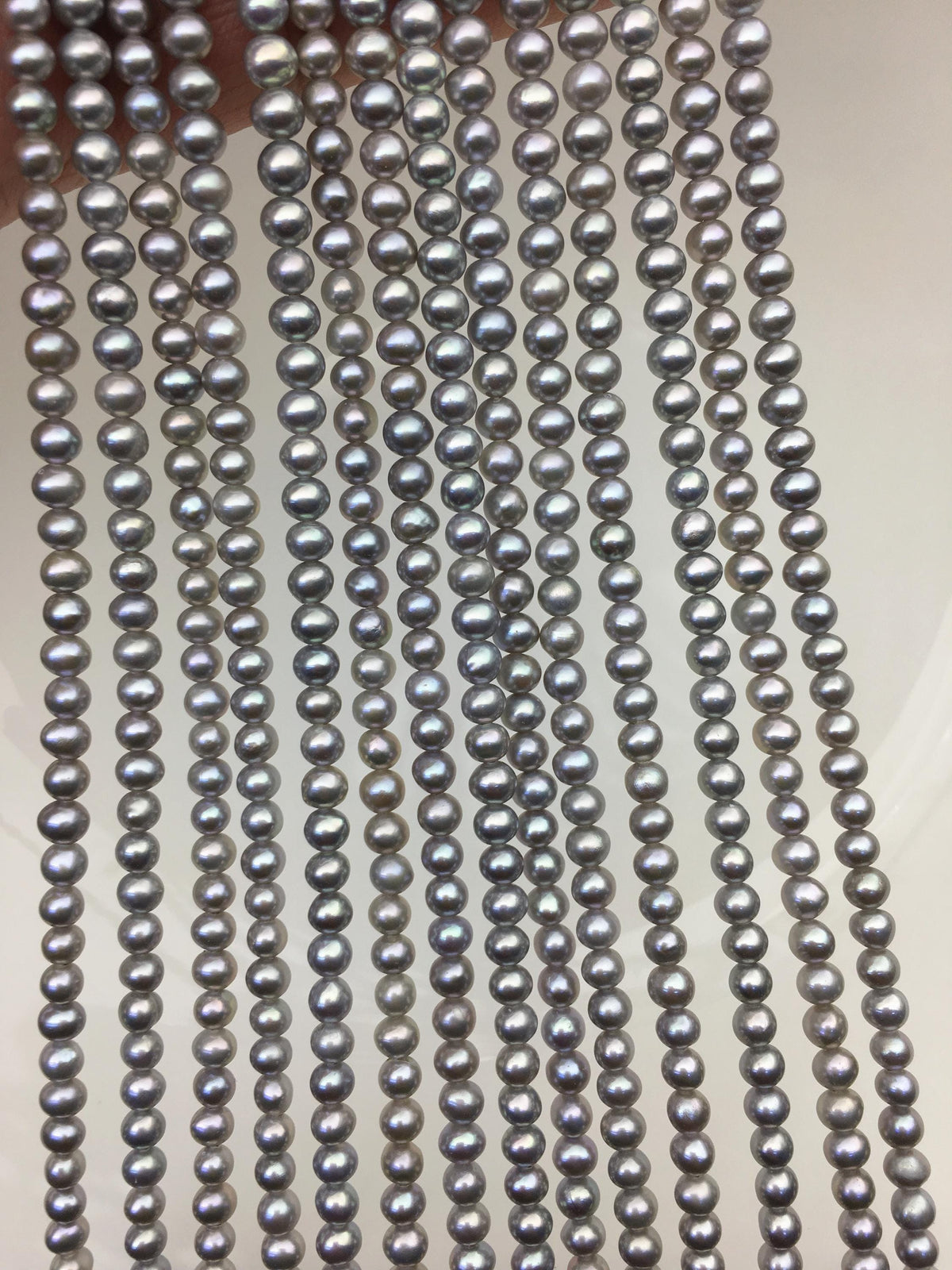 AAA 3.5-4mm gray potato seed pearls,small pearl,Valentine's Day gift,for pearl necklace,for pearl bracelet,CR3-T3