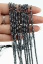 Hematite,2x3mm Rondelle Beads,AAA, 180pcs,15.5 inches,G50-B23-001