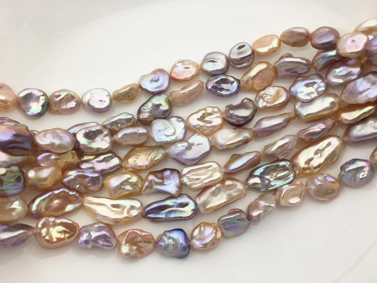 AAA 11-13mm natural pink purple thick keshi Freshwater Pearl,DIY Loose Freshwater Pearl,ZS-200-121-20