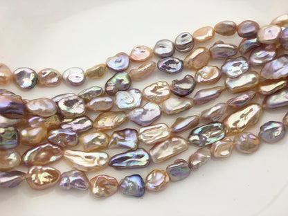 AAA 11-13mm natural pink purple thick keshi Freshwater Pearl,DIY Loose Freshwater Pearl,ZS-200-121-20
