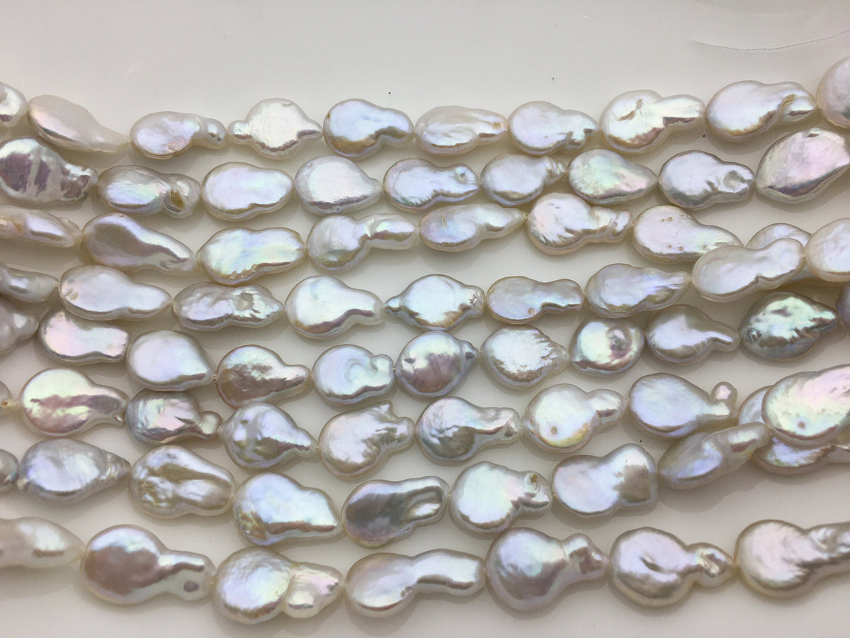 AAA 11-12mm White Drop Coin freshwater pearls,diy bead,flat round pearl bead,COIN12-3A-3-4