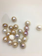 20pcs AAA 11-12mm Natural Rainbow Baroque Mabe Natural Rainbow Freshwater Pearls,no hole,MB-T10
