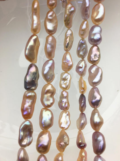 AAA 8-10mm natural pink purple long keshi Freshwater Pearl,DIY Loose Freshwater Pearl,ZS-200-121-15