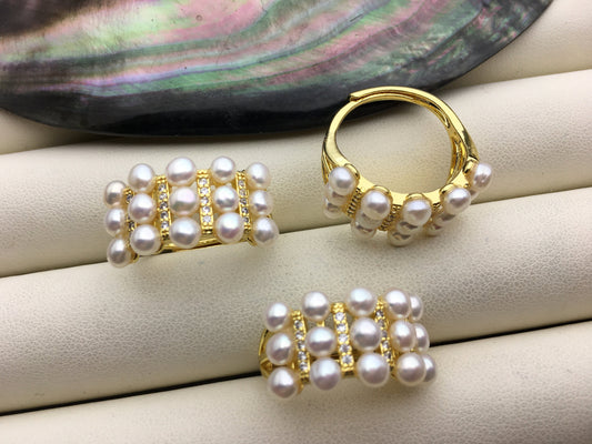 1pc AAA tiny pearl ring, inexpensive engagement rings, fashion rings, fake diamond rings real pearls, inexpensive ring, R1-088-5