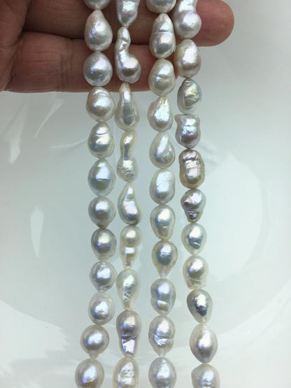 AA+ 8-10mm white with natural gray drop Edison Freshwater Pearl,ED12-2A-5-9