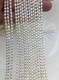 AAA- 3-3.5x3.5-4.5mm white rice freshwater pearls,LR3-2A-2