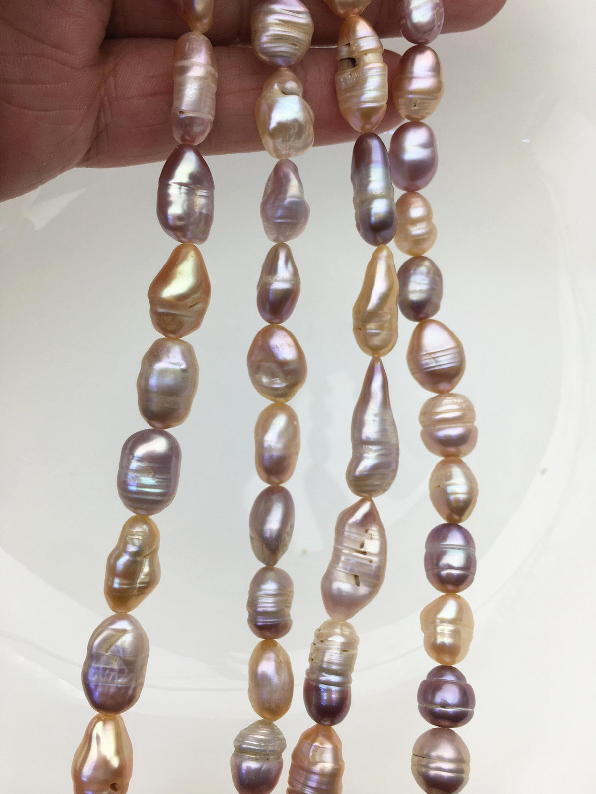 4 strands AA 8-10mm pink purple keshi Freshwater Pearl,DIY Loose Freshwater Pearl,ZS-200-121-6