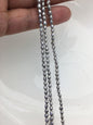 3 strands AA+ 2.5-3mm gray nugget seed pearls, irregular nugget freshwater pearl strand, cheap price, pearl factory china, LM2-T1